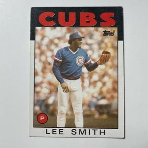 1986 Topps Baseball- Lee Smith #355